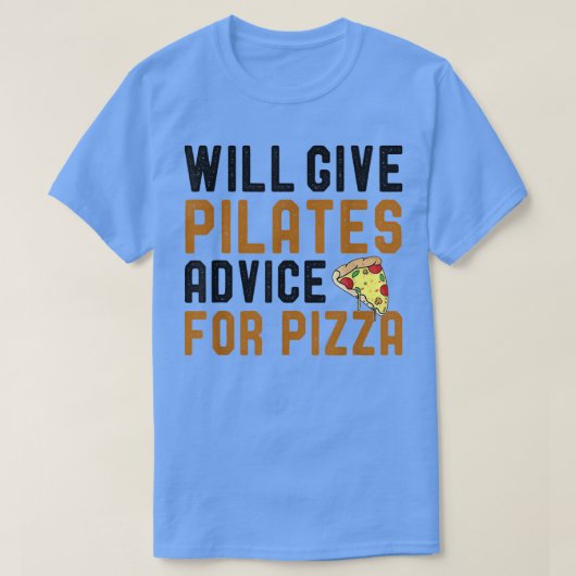T-shirt Donnera Pilates Conseils Pour Pizza Controlog Coac (Design devant)