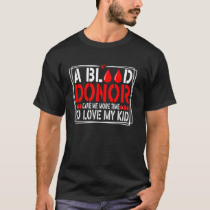T-shirt Donneur de sang fier disant pour la journée des do