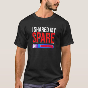T-shirt Donneur de sang Je partage mon don de sang de rése