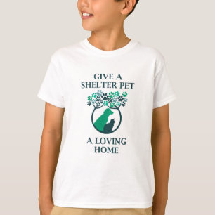 T-shirt Donnez à un animal de compagnie un foyer d'amour