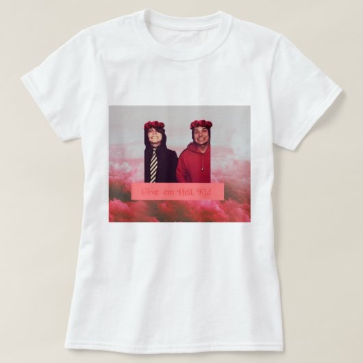 T-shirt Donnez-leur la pièce en t des femmes de Frerard (Design devant)