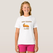 T-shirt Donnez Merci Eat Pie Bon thanksgiving Typographie (Devant entier)