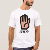 T-shirt donnez-moi cinq en tchèque (Devant)