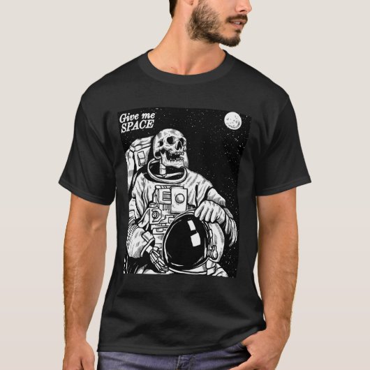 T-shirt Donnez-moi de l'espace (Devant)