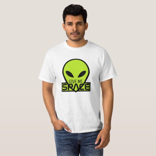 T-shirt Donnez-moi de l'espace, Alien extra-terrestre (Devant entier)