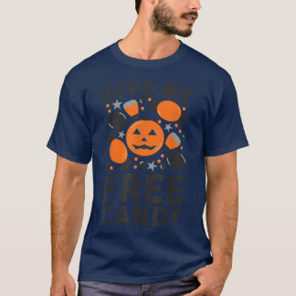 T-shirt Donnez-Moi Gratuitement Bonbons Halloween Tank Tra
