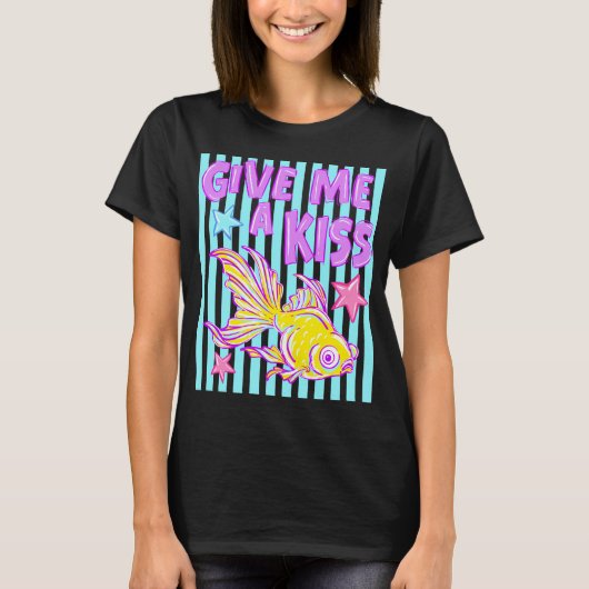 T-shirt Donnez-moi un baiser (Devant)