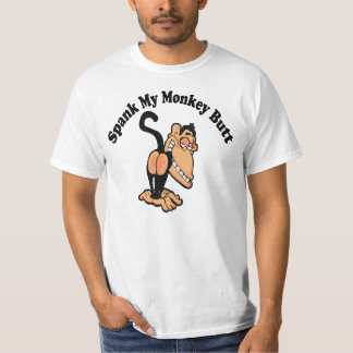 T-shirt Donnez une fessée à mon bout de singe
