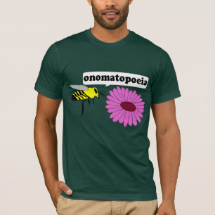 T-shirt d'onomatopée d'abeille