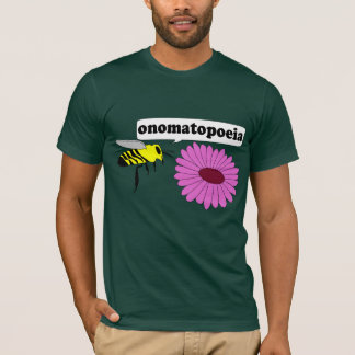T-shirt d'onomatopée d'abeille