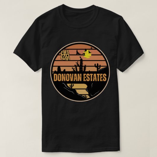 T-shirt Donovan Estates, Arizona (Design devant)