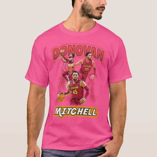 T-shirt Donovan Mitchell Style Vintage (Devant)