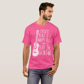 T-shirt Dons Acoustique Lecteur de basse guitare (Devant entier)