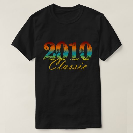 T-shirt Dons d'anniversaire classiques 2010 (Design devant)