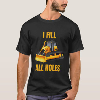 T-shirt Dons de l'opérateur d'excavateur