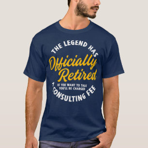 T-shirt Dons Du Parti De La Retraite La Légende A Officiel