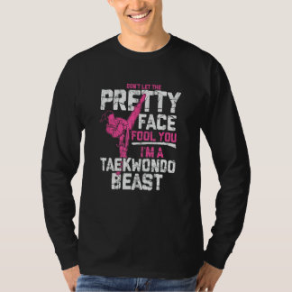 T-shirt Dons Taekwondo pour garçons Filles Adultes TKD 1