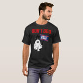 T-shirt Don't Boo Vote Kamala Harris 2024 Black Cat Ghost (Devant entier)