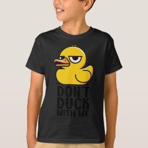 T-shirt Dont Duck With Me, Rubber Ducky Funny Cool De Mème