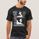 T-shirt Don't Follow I Do Stupid Things Skiing Skier Winte (Devant)