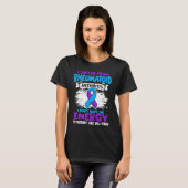 T-shirt Don't Have Energy Ribbon Rheumatoid Arthritis Awar (Devant entier)