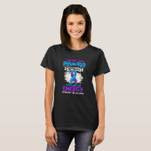 T-shirt Don't Have Energy Ribbon Rheumatoid Arthritis Awar (Devant entier)