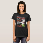 T-shirt Don't Judge My Pitbull And I Won't Judge Your Kids (Devant entier)