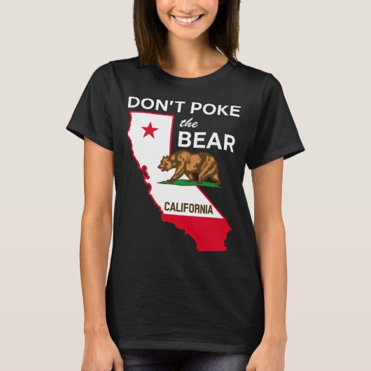 T-shirt Dont Ke The Bear California Republic Design (Devant)