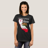 T-shirt Dont Ke The Bear California Republic Design (Devant entier)