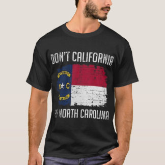 T-SHIRT DONT LA CALIFORNIE MA CAROLINE DU NORD