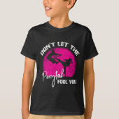 T-shirt Dont Let The Ponytail Fool You Funny Karate Gift  (Devant)