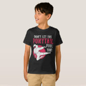 T-shirt Dont Let The Ponytail Fool You Martial Arts Girl - (Devant entier)