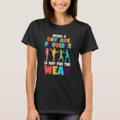 T-shirt don't make me use my daycare proider voice daycare (Devant)