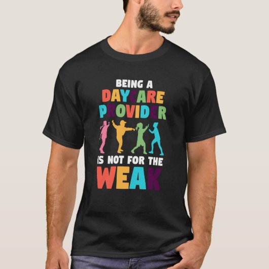 T-shirt don't make me use my daycare proider voice daycare (Devant)