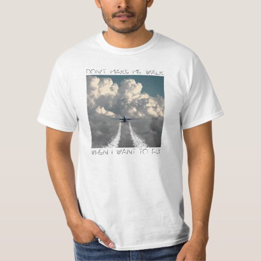 T-shirt Don't make me walk men 1 (Devant)