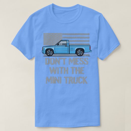 T-shirt Dont Mess Blue1 (Design devant)