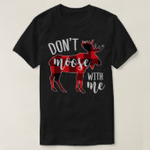 T-shirt Don't moose avec Funny Christmas  (Design devant)