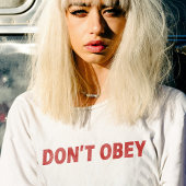 T-shirt Don't Obey Portland Frog Protest