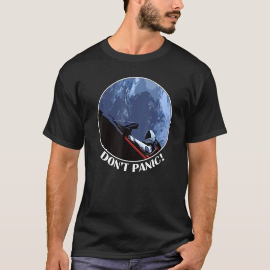 T-shirt Dont Panic Starman historique (Devant)