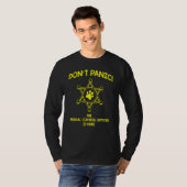 T-shirt Dont Panic Travail Appréciation Animal Control Off (Devant entier)