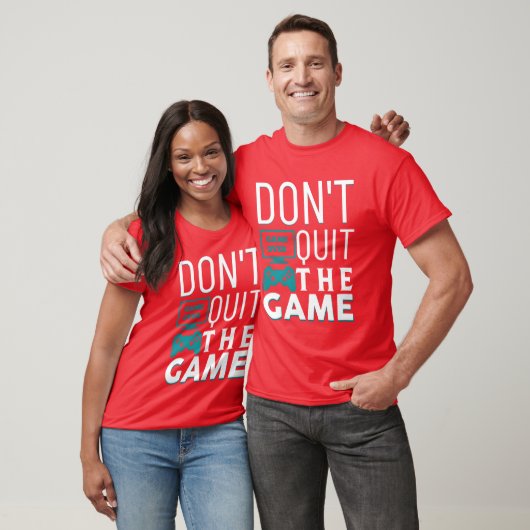 T-shirt Dont Quithe Game boy (Unisexe)