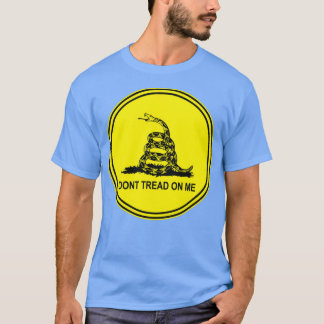 T-shirt Dont tread on me circle
