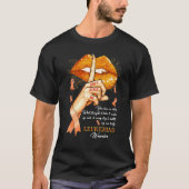 T-shirt Donu2019t Juge Me Leukemia Sensibilisation Orange (Devant)