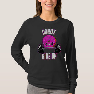 T-shirt Donut À La Noix De Doughnut Abandon De Fitness Don