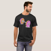 T-shirt Donut Barbell Exercice d'haltérophilie Muscle Trai (Devant entier)