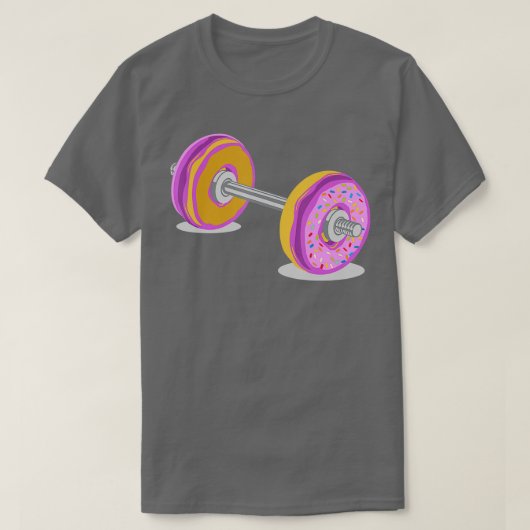 T-shirt Donut Barbell Nouveauté (Design devant)