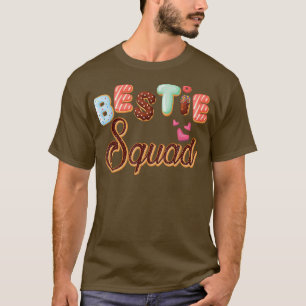 T-shirt Donut Bestie Squad Correspondance de l'équipage de