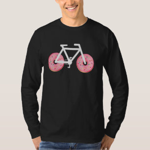 T-shirt Donut Bike Wheels Vélo Cycliste Alimentation Cycli
