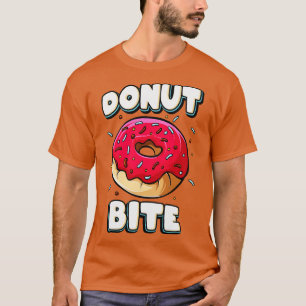 T-shirt Donut Bite Funny Doughnut Lover cadeau