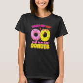 T-shirt Donut Day Roses Are Red Blah Blah Blah Donuts (Devant)